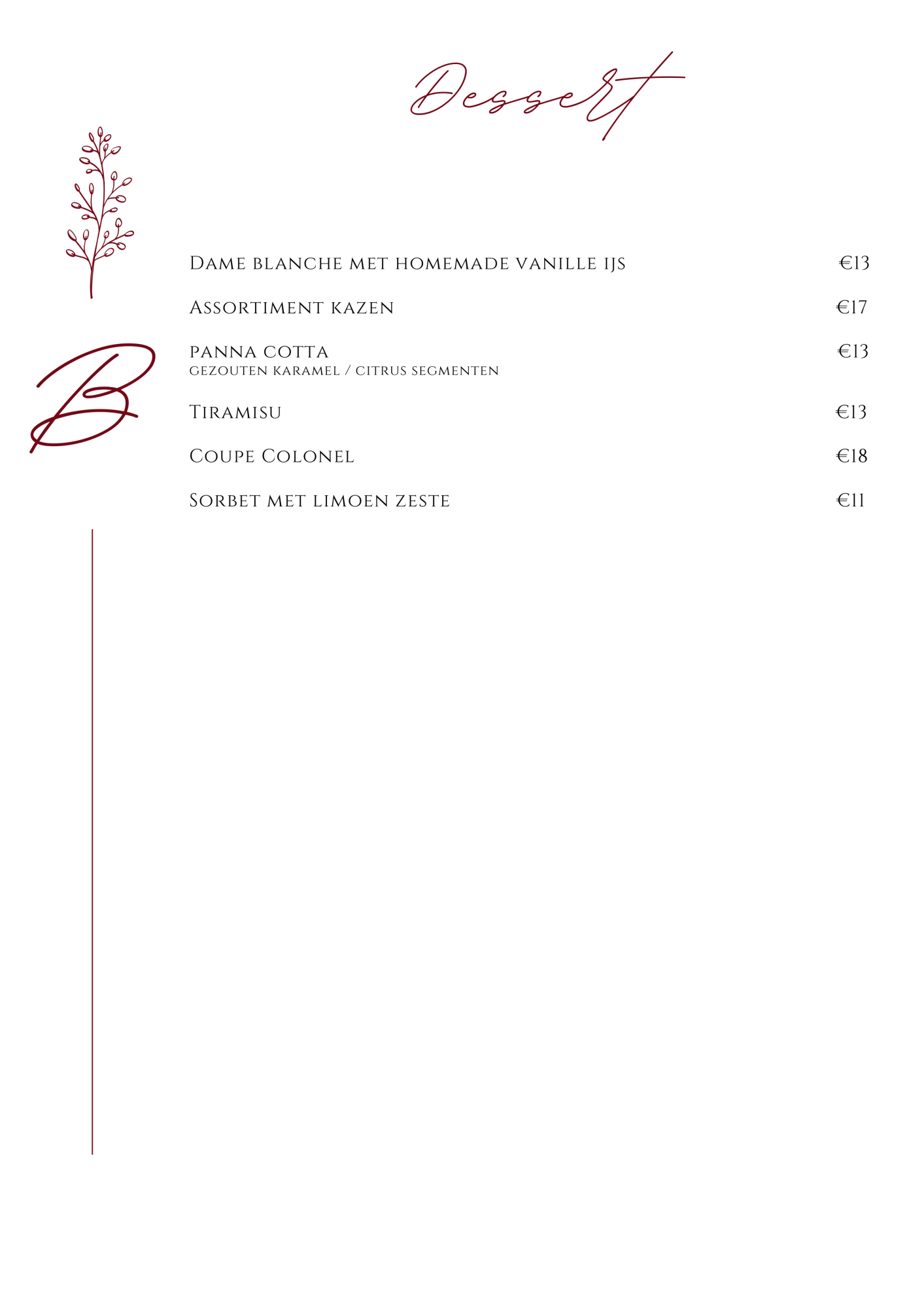 Bonami Sint-Martens-Latem Menu | TableFever