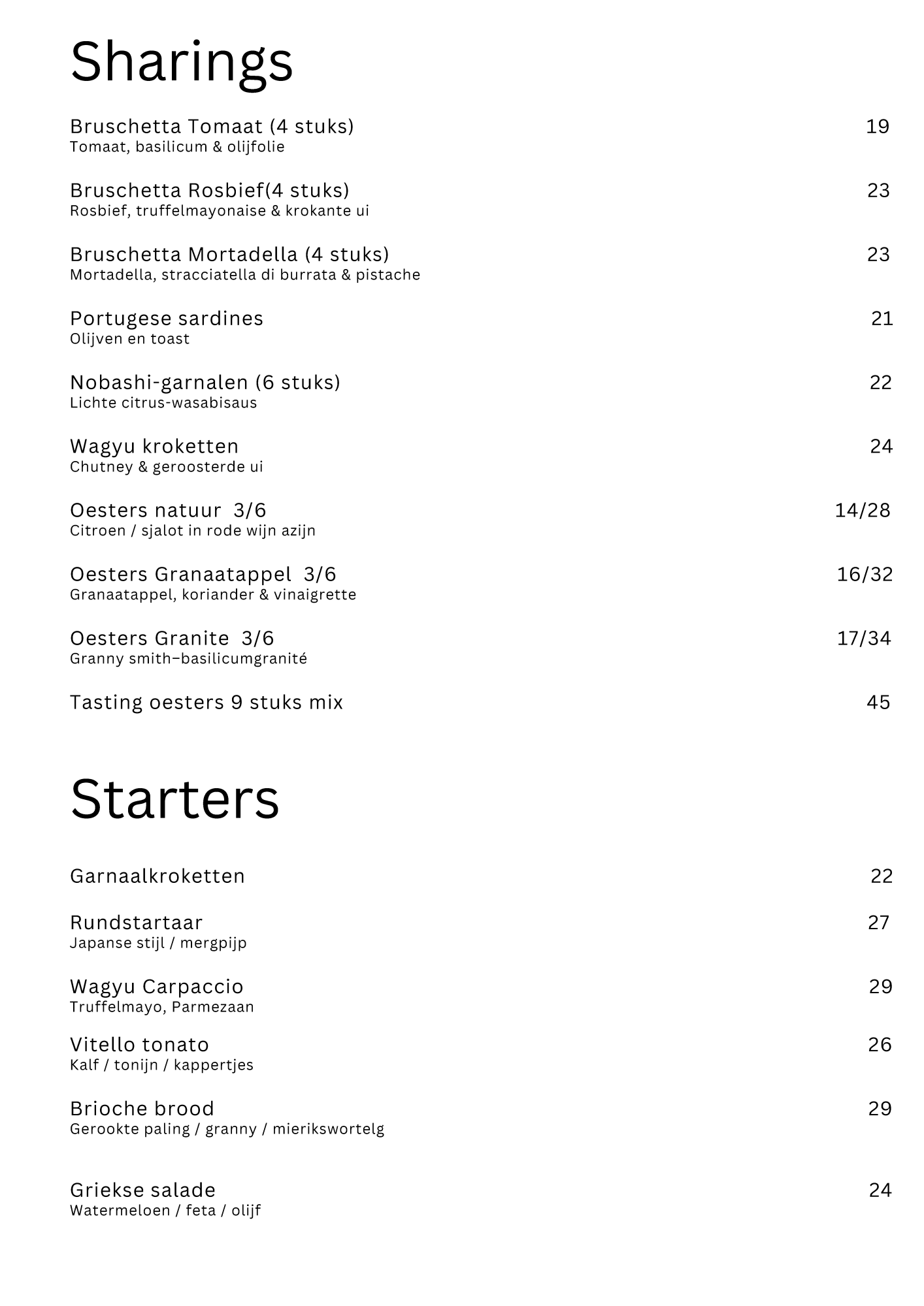 Bonami Sint-Martens-Latem Menu | TableFever