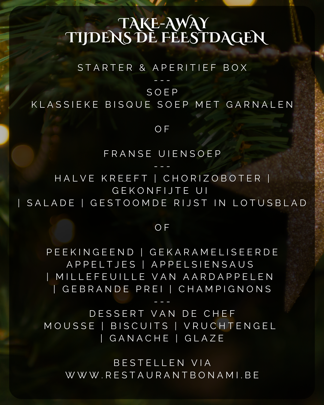 Kerst takeaway